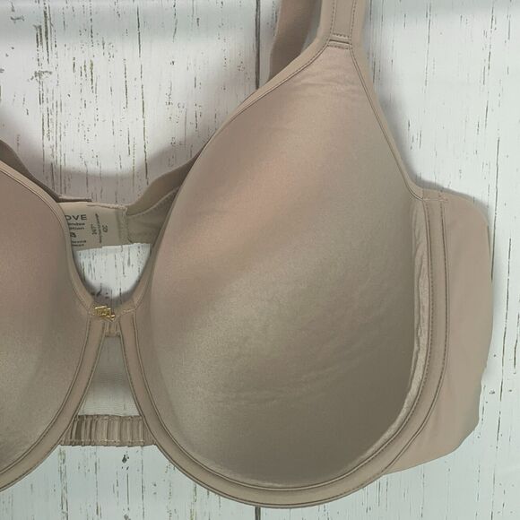 ThirdLove 24/7 Memory Foam Full Coverage Bra Nude Tan Beige Size 42C Underwire - Picture 3 of 7